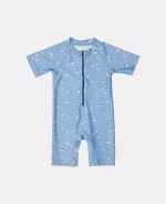 Costum de baie intreg cu protectie UV 50+ - Sailors Bay - Dark Blue - imagine 2