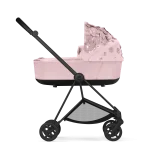 Carucior 2 in 1 Landou MIOS Lux SIMPLY FLOWERS PINK | light pink + Cadru Carucior pentru Copii Mios Rosegold + Parte Sport Carucior MIOS SIMPLY FLOWERS PINK | light pink Cybex Fashion - imagine 3