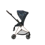 Parte Sport Carucior MIOS Jewels of Nature | Dark Blue + Cadru Carucior pentru Copii Mios Matt Black Cybex Platinum - imagine 3