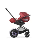 Carucior 3 in 1 Landou PRIAM Lux Rosenrot Red | dark red + Cadru Carucior pentru Copii Priam Chrome Black + Scoica Auto CLOUD T I-SIZE + Parte Sport Carucior PRIAM Rosenrot Red | dark red Cybex Fashion - imagine 5