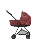 Landou MIOS Lux Rosenrot Red | dark red + Cadru Carucior pentru Copii Mios Chrome Black Cybex Platinum