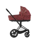 Carucior 3 in 1 Landou PRIAM Lux Rosenrot Red | dark red + Cadru Carucior pentru Copii Priam Chrome Black + Scoica Auto CLOUD T I-SIZE + Parte Sport Carucior PRIAM Rosenrot Red | dark red Cybex Fashion - imagine 3