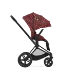 Parte Sport Carucior PRIAM Rosenrot Red | dark red + Cadru Carucior pentru Copii Priam Matt Black Cybex Platinum - imagine 7