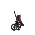 Parte Sport Carucior PRIAM Rosenrot Red | dark red + Cadru Carucior pentru Copii Priam Matt Black Cybex Platinum - imagine 6