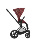 Parte Sport Carucior PRIAM Rosenrot Red | dark red + Cadru Carucior pentru Copii Priam Matt Black Cybex Platinum - imagine 5