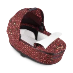 Landou PRIAM Lux Rosenrot Red | dark red +Cadru Carucior pentru Copii Priam Chrome Brown Cybex Platinum - imagine 6