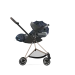 Carucior 2 in 1 Parte Sport Carucior MIOS Jewels of Nature | Dark Blue + Cadru Carucior pentru Copii Mios Rosegold + Scoica Auto CLOUD T I-SIZE Jewels of Nature | dark blue Cybex Platinum - imagine 3