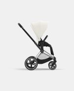 Carucior 2 in 1 Cadru Carucior pentru Copii Priam Chrome Black + Parte Sport Carucior Priam Off White + Scoică Auto pentru Copii Cloud T i-Size Plus Platinum White Cybex Platinum - imagine 4