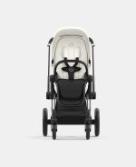 Carucior 2 in 1 Cadru Carucior pentru Copii Priam Chrome Black + Parte Sport Carucior Priam Off White + Scoică Auto pentru Copii Cloud T i-Size Plus Platinum White Cybex Platinum - imagine 6
