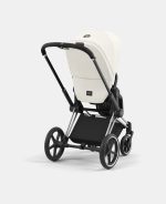 Carucior 2 in 1 Cadru Carucior pentru Copii Priam Chrome Black + Parte Sport Carucior Priam Off White + Scoică Auto pentru Copii Cloud T i-Size Plus Platinum White Cybex Platinum - imagine 7