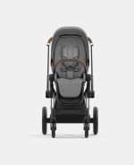 Carucior 2 in 1 Cadru Carucior pentru Copii Priam Chrome Brown + Parte Sport Carucior Priam Mirage Grey + Scoică Auto pentru Copii Cloud T i-Size Plus Mirage Grey Cybex Platinum - imagine 6