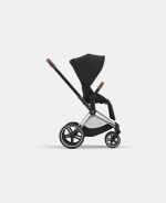Carucior Sport Electric E-Priam: Cadru Cărucior pentru Copii e-Priam Chrome Brown + Parte Sport Carucior Priam Sepia Black Cybex Platinum