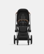 Carucior 2 in 1 Cadru Cărucior pentru Copii e-Priam Chrome Brown + Parte Sport Carucior Priam Sepia Black + Scoică Auto pentru Copii Cloud T i-Size Comfort Sephia Black Cybex Platinum Cybex Platinum - imagine 6