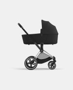 Carucior 2 in 1 Cadru Carucior pentru Copii Priam Chrome Black + Landou PRIAM Lux Sepia Black + Parte Sport Carucior Priam Sepia Black Cybex Platinum - imagine 4