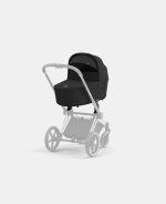 Carucior 2 in 1 Cadru Carucior pentru Copii Priam Chrome Black + Landou PRIAM Lux Sepia Black + Parte Sport Carucior Priam Sepia Black Cybex Platinum - imagine 7