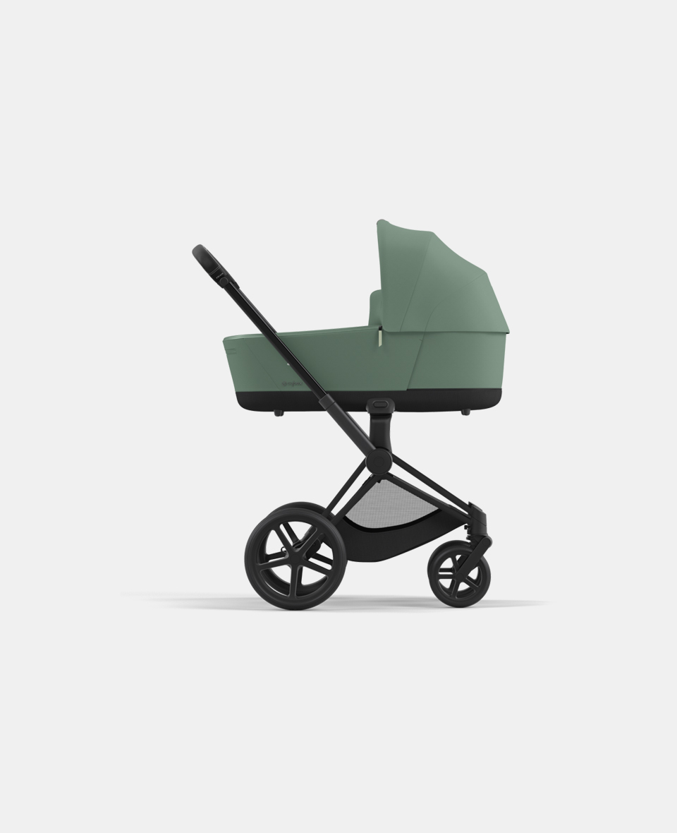 CYB_23_INT_y270_Priam_Cot_MABL_LEGR.jpg Carucior Nou Nascut Electric E-Priam: Cadru Cărucior pentru Copii e-Priam Matt + Landou PRIAM Lux Leaf Green Cybex Platinum - imagine 1