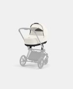 Carucior 2 in 1 Cadru Cărucior pentru Copii e-Priam Matt + Landou PRIAM Lux Off White + Parte Sport Carucior Priam Off White Cybex Platinum - imagine 7