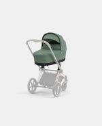 Carucior 2 in 1 Cadru Cărucior pentru Copii e-Priam Rosegold + Landou PRIAM Lux Leaf Green + Parte Sport Carucior Priam Leaf Green Cybex Platinum - imagine 7