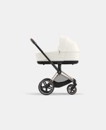 Cadru Carucior pentru Copii Priam Rosegold + Landou PRIAM Lux Off White Cybex Platinum