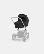Carucior 2 in 1 Cadru Cărucior pentru Copii e-Priam Rosegold + Landou PRIAM Lux Sepia Black Cybex Platinum + Parte Sport Carucior Priam Sepia Black - imagine 7