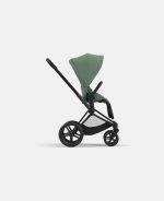 Carucior Sport Electric E-Priam: Cadru Cărucior pentru Copii e-Priam Matt + Parte Sport Carucior Priam Leaf Green Cybex Platinum