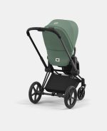 Carucior 2 in 1 Cadru Cărucior pentru Copii e-Priam Matt + Parte Sport Carucior Priam Leaf Green + Scoică Auto pentru Copii Cloud T i-Size Plus Leaf Green Cybex Platinum - imagine 7