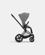 Carucior 2 in 1 Cadru Cărucior pentru Copii e-Priam Matt + Parte Sport Carucior Priam Mirage Grey + Scoică Auto pentru Copii Cloud T i-Size Plus Mirage Grey Cybex Platinum Cybex Platinum - imagine 4