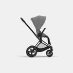 Carucior Sport Electric E-Priam: Cadru Cărucior pentru Copii e-Priam Matt + Parte Sport Carucior Priam Mirage Grey Cybex Platinum