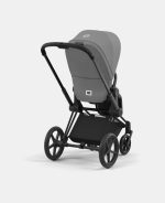Carucior 2 in 1 Cadru Cărucior pentru Copii e-Priam Matt + Parte Sport Carucior Priam Mirage Grey + Scoică Auto pentru Copii Cloud T i-Size Plus Mirage Grey Cybex Platinum Cybex Platinum - imagine 7