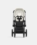 Carucior 2 in 1 Cadru Carucior pentru Copii Priam Matt Black + Parte Sport Carucior Priam Off White + Scoică Auto pentru Copii Cloud T i-Size Plus Platinum White Cybex Platinum - imagine 6