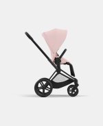 Carucior 2 in 1 Cadru Cărucior pentru Copii e-Priam Matt + Parte Sport Carucior Priam Peach Pink + Scoică Auto pentru Copii Cloud T i-Size Plus Peach Pink Cybex Platinum Cybex Platinum - imagine 4