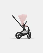 Carucior Sport Electric E-Priam: Cadru Cărucior pentru Copii e-Priam Matt + Parte Sport Carucior Priam Peach Pink Cybex Platinum