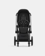 Carucior 2 in 1 Cadru Cărucior pentru Copii e-Priam Matt + Parte Sport Carucior Priam Sepia Black + Scoică Auto pentru Copii Cloud T i-Size Comfort Sephia Black Cybex Platinum Cybex Platinum - imagine 5