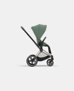Carucior Sport Electric E-Priam: Cadru Cărucior pentru Copii e-Priam Rosegold +Parte Sport Carucior Priam Leaf Green Cybex Platinum