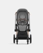 Carucior 2 in 1 Cadru Cărucior pentru Copii e-Priam Rosegold + Parte Sport Carucior Priam Mirage Grey + Scoică Auto pentru Copii Cloud T i-Size Plus Mirage Grey Cybex Platinum Cybex Platinum - imagine 6