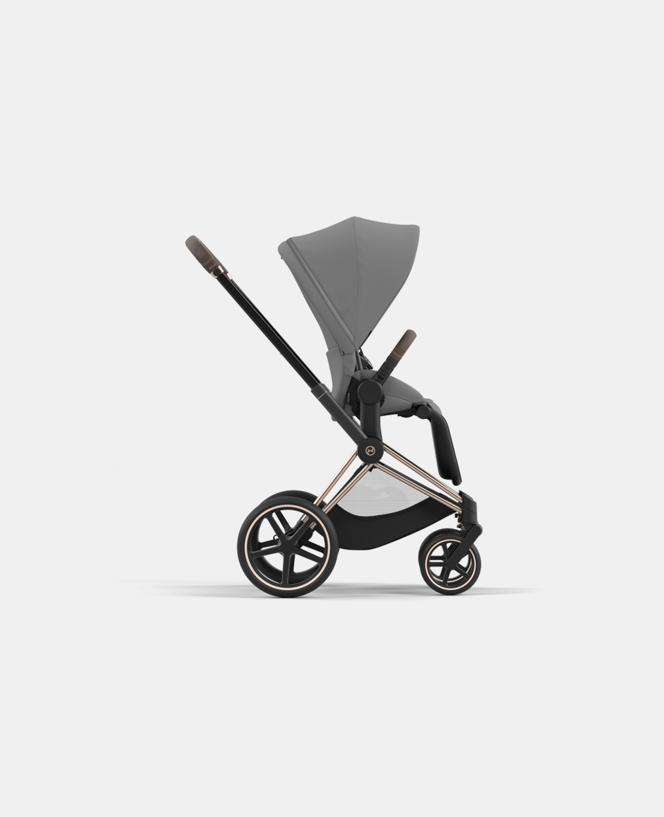 CYB_23_INT_y270_Priam_ROGO_MIGR.jpg Carucior Sport Electric E-Priam: Cadru Cărucior pentru Copii e-Priam Rosegold + Parte Sport Carucior Priam Mirage Grey Cybex Platinum - imagine 1