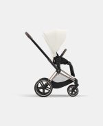Carucior 2 in 1 Cadru Cărucior pentru Copii e-Priam Rosegold + Parte Sport Carucior Priam Off White + Scoică Auto pentru Copii Cloud T i-Size Plus Platinum White Cybex Platinum Cybex Platinum - imagine 4
