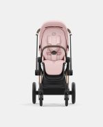 Carucior 2 in 1 : Cadru Carucior pentru Copii Priam Rosegold+ Parte Sport Carucior Priam Peach Pink + Scoică Auto pentru Copii Cloud T i-Size Plus Peach Pink Cybex Platinum - imagine 5