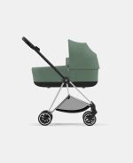 Carucior 2 in 1 : Cadru Carucior pentru Copii Mios Chrome Black + Landou Mios Lux Leaf Green + Parte Sport Carucior MIOS Leaf Green Cybex Platinum - imagine 4