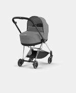Carucior 2 in 1 : Cadru Carucior pentru Copii Mios Chrome Black + Landou Mios Lux Mirage Grey + Parte Sport Carucior MIOS Mirage Grey Cybex Platinum - imagine 3