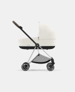 Carucior 2 in 1 : Cadru Carucior pentru Copii Mios Chrome Brown + Landou Mios Lux Off White + Parte Sport Carucior MIOS Off White Cybex Platinum - imagine 4