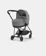 Carucior 2 in 1 : Cadru Carucior pentru Copii Mios Matt Black + Landou Mios Lux Mirage Grey+ Parte Sport Carucior MIOS Mirage Grey Cybex Platinum - imagine 3