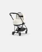 Carucior Nou Nascut Mios: Cadru Carucior pentru Copii Mios Matt Black + Landou Mios Lux Off White Cybex Platinum