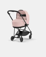 Carucior 2 in 1 : Cadru Carucior pentru Copii Mios Matt Black + Landou Mios Lux Peach Pink + Parte Sport Carucior MIOS Peach Pink Cybex Platinum - imagine 3