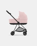 Carucior 2 in 1 : Cadru Carucior pentru Copii Mios Matt Black + Landou Mios Lux Peach Pink + Parte Sport Carucior MIOS Peach Pink Cybex Platinum - imagine 4