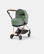 Carucior 2 in 1 Cadru Carucior pentru Copii Mios Rosegold + Landou Mios Lux Leaf Green + Parte Sport Carucior MIOS Leaf Green Cybex Platinum - imagine 3