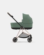 Carucior 2 in 1 Cadru Carucior pentru Copii Mios Rosegold + Landou Mios Lux Leaf Green + Parte Sport Carucior MIOS Leaf Green Cybex Platinum - imagine 4