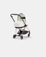 Carucior Nou Nascut Mios: Cadru Carucior pentru Copii Mios Rosegold + Landou Mios Lux Off White Cybex Platinum