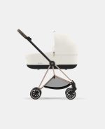 Carucior 2 in 1 Cadru Carucior pentru Copii Mios Rosegold + Landou Mios Lux Off White +Parte Sport Carucior MIOS Off White Cybex Platinum - imagine 4