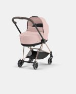 Carucior 2 in 1 Cadru Carucior pentru Copii Mios Rosegold + Landou Mios Lux Peach Pink + Parte Sport Carucior MIOS Peach Pink Cybex Platinum - imagine 3